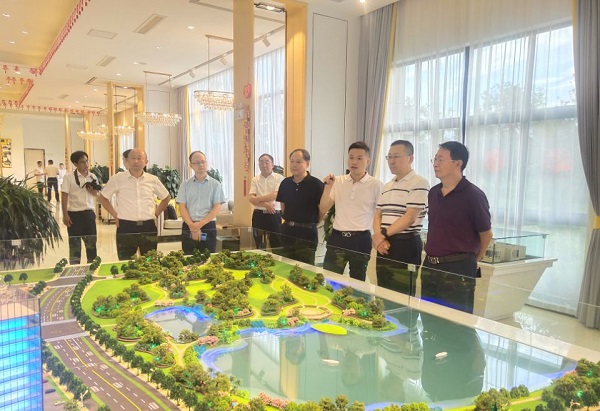 馬占文一行調研徽鹽地產集團六安項目